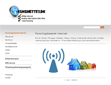 Tablet Screenshot of egnsnettet.dk